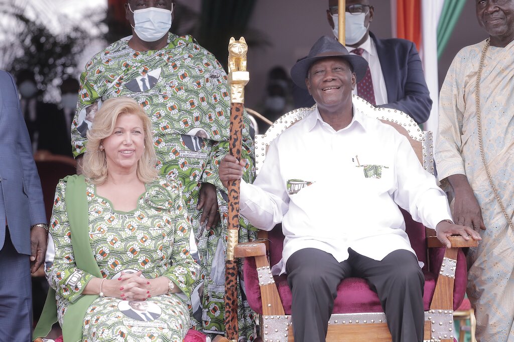A quelques semaines de l’élection présidentielle- Alassane Ouattara reçoit ses attributs de gouvernance des mains des Agni Morofouè