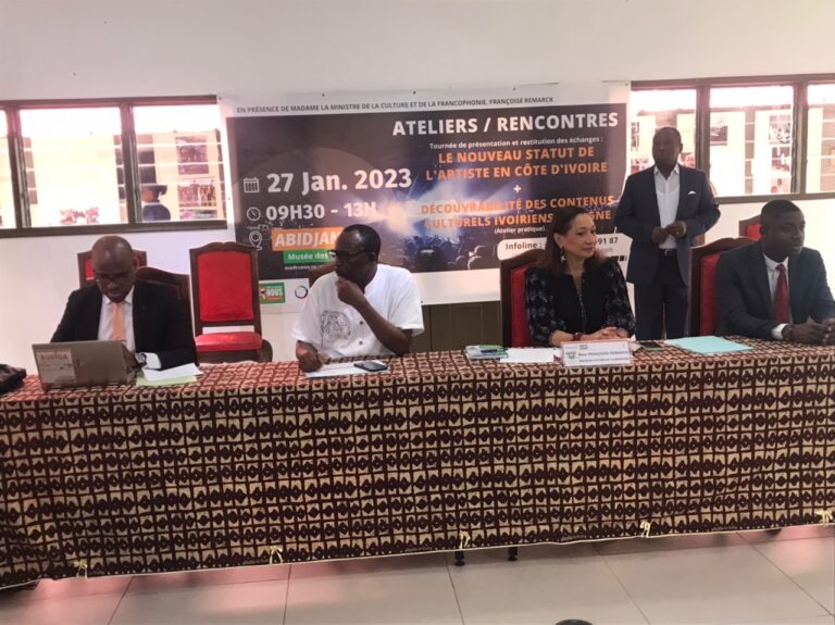 Culture Le décret sur le statut de l’artiste Ivoirien présenté au