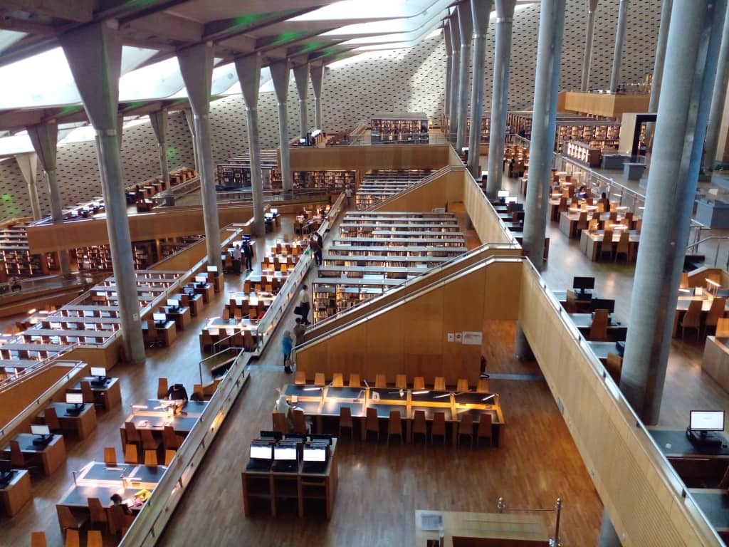 la bibliothèque d'Alexandrie